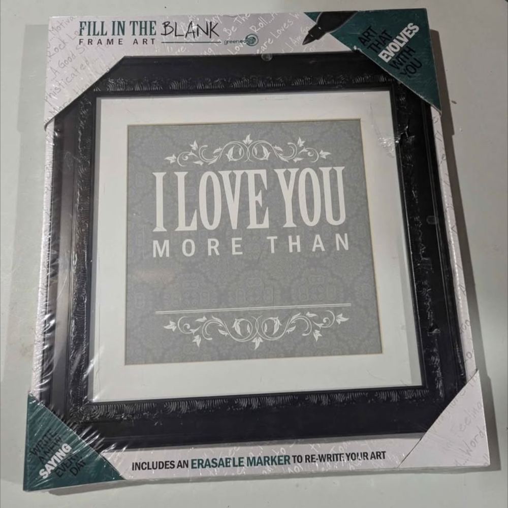 New Fill In The Blank Picture Frame